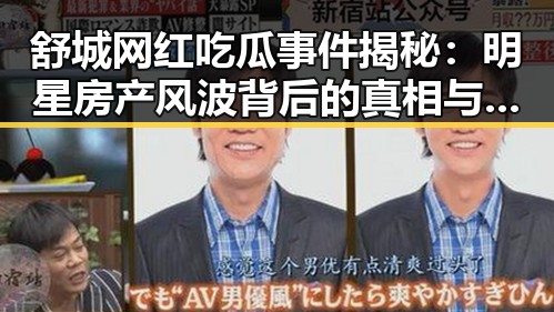 舒城网红吃瓜事件揭秘：明星房产风波背后的真相与反思