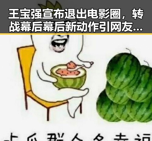 王宝强宣布退出电影圈，转战幕后幕后新动作引网友热议